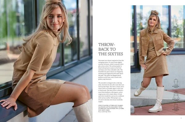 Image du magazine de patrons pour vêtements femme OTTOBRE design Woman 5/2023, en anglais – disponible en ligne chez Šarlotes audumi
