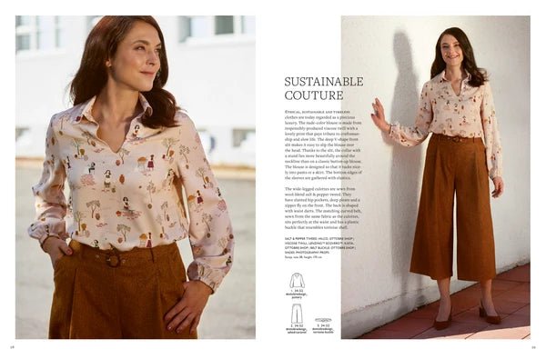 Image du magazine de patrons pour vêtements femme OTTOBRE design Woman 5/2023, en anglais – disponible en ligne chez Šarlotes audumi