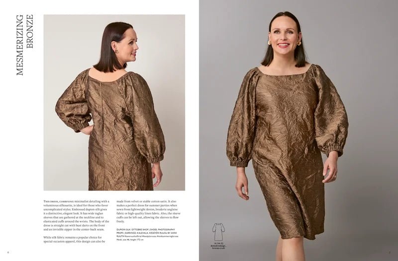 Image du magazine de patrons de vêtements pour femmes OTTOBRE design Woman 6/2023, en anglais – disponible en ligne chez Šarlotes audumi