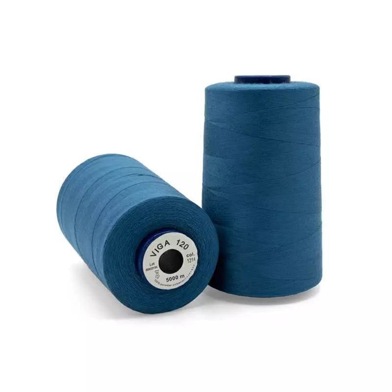 Fil pour surjeteuse Overloka 5000 m - bleu fumé col.1214