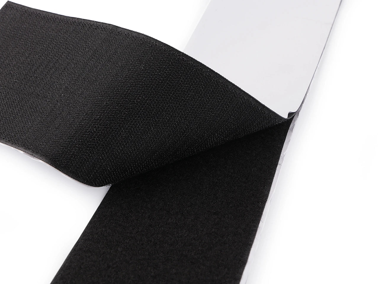 Image avec bande auto-adhésive Velcro 10 cm - noire – disponible chez Šarlotes audumi