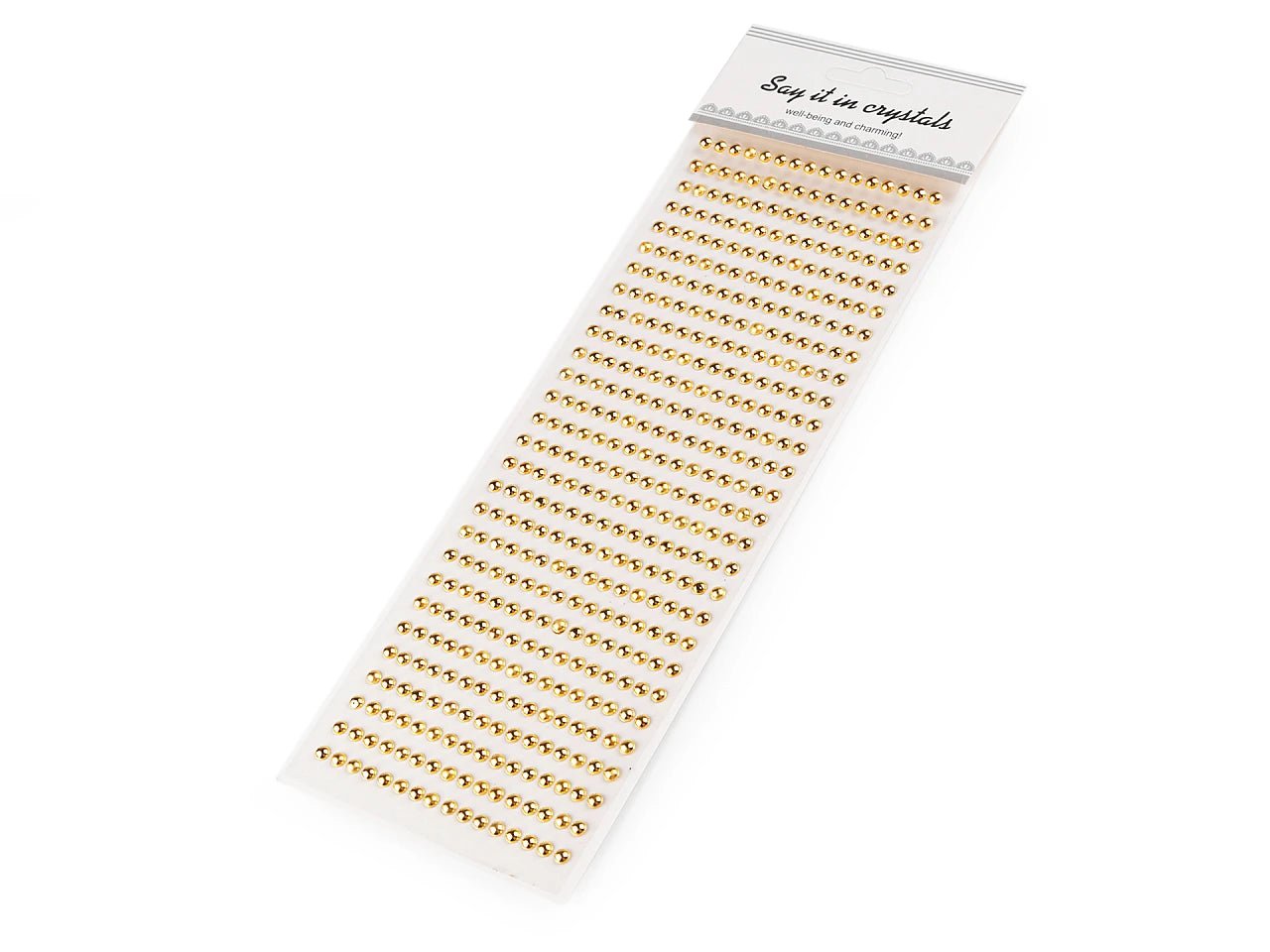 Image avec des perles décoratives autocollantes Ø 5 mm – disponible en ligne chez Šarlotes audumi