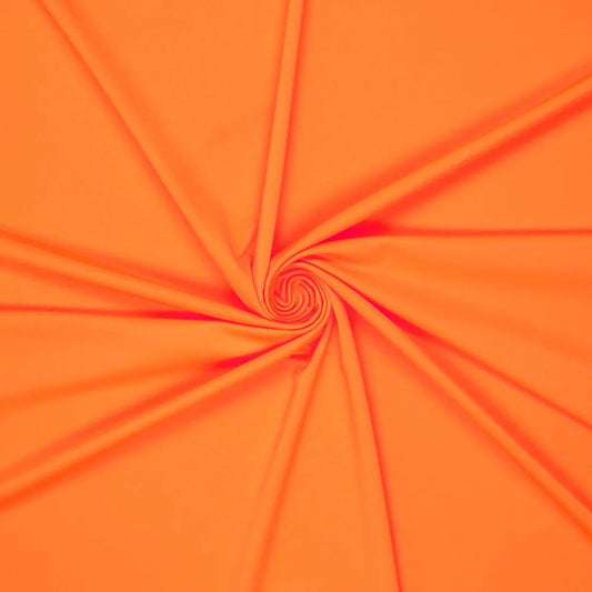 Swimsuit lycra fabric - bright orange 200 g/m²