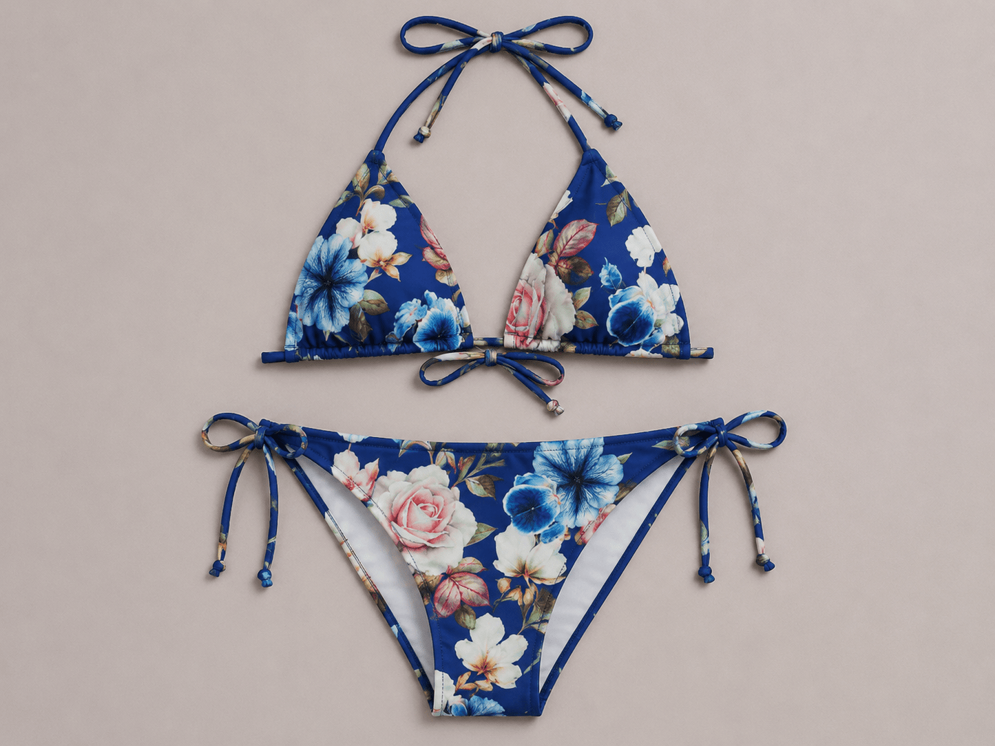 Image de tissu lycra pour maillots de bain - roses 220 g/m² – disponible chez Šarlotes audumi
