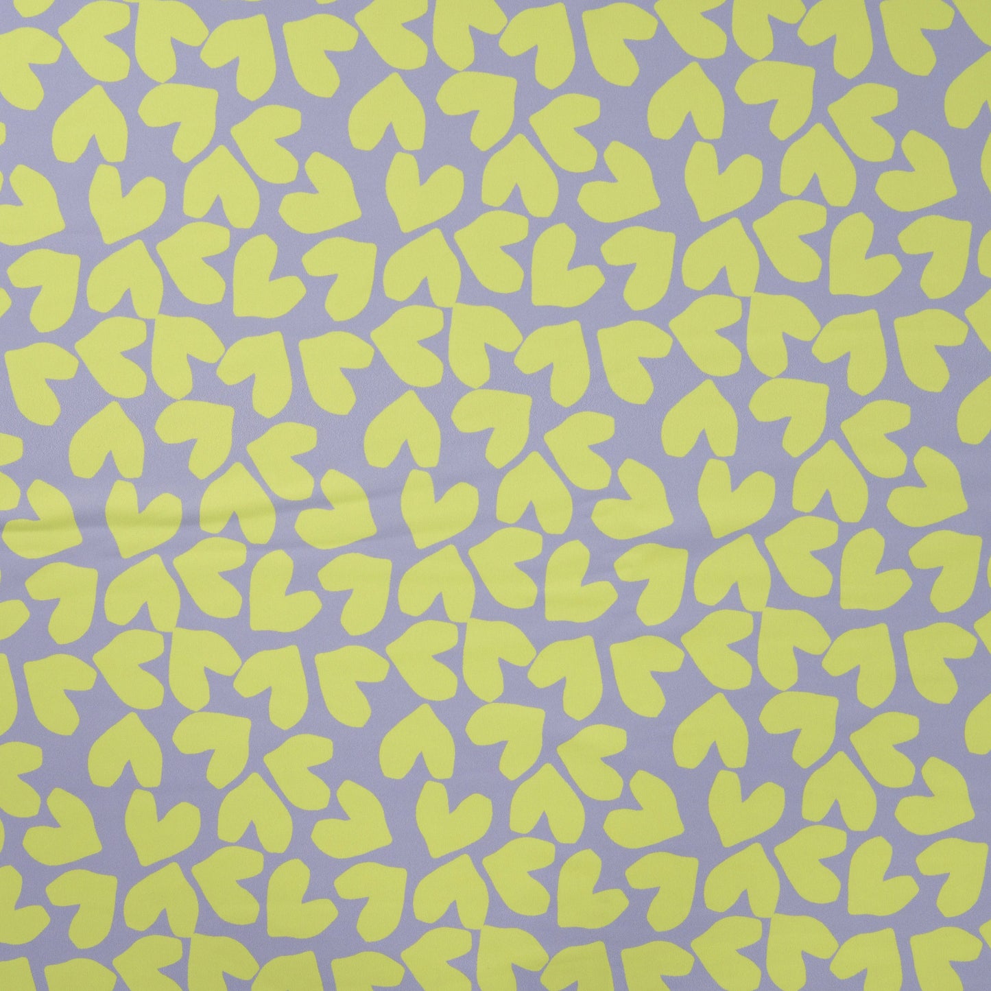 Tissu lycra pour maillots de bain - petits cœurs sur fond lilas fumé 220 g/m² | UPF 50+