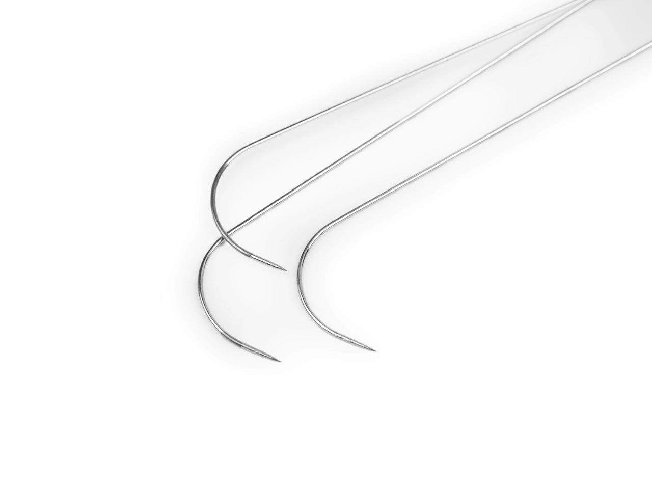 Aiguille courbée pour perles 19 cm | Ø0.6 mm | 3 pièces