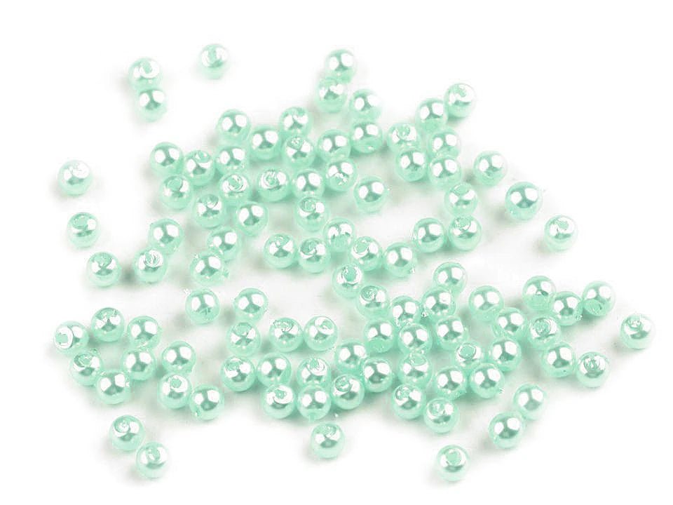 Perles, Ø4 mm, 10 g - variantes de différentes couleurs