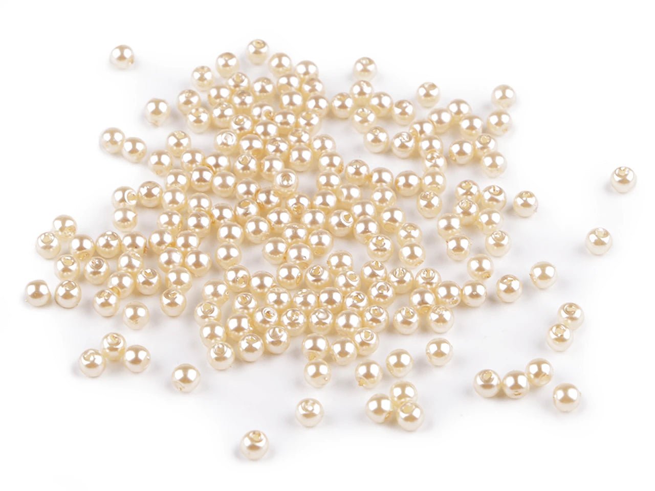 Beads, Ø4 mm, 10 g - various color options