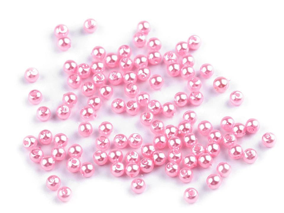 Perles, Ø4 mm, 10 g - variantes de différentes couleurs