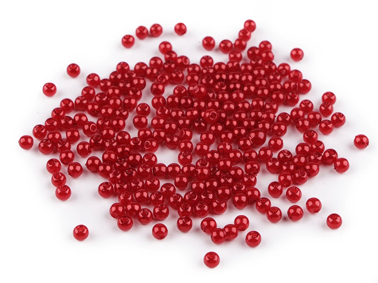Perles, Ø4 mm, 10 g - coloris assortis