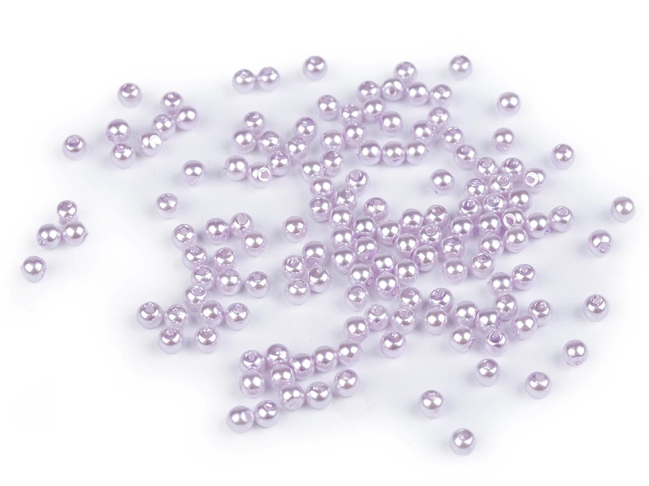 Perles, Ø4 mm, 10 g - variantes de couleurs assorties