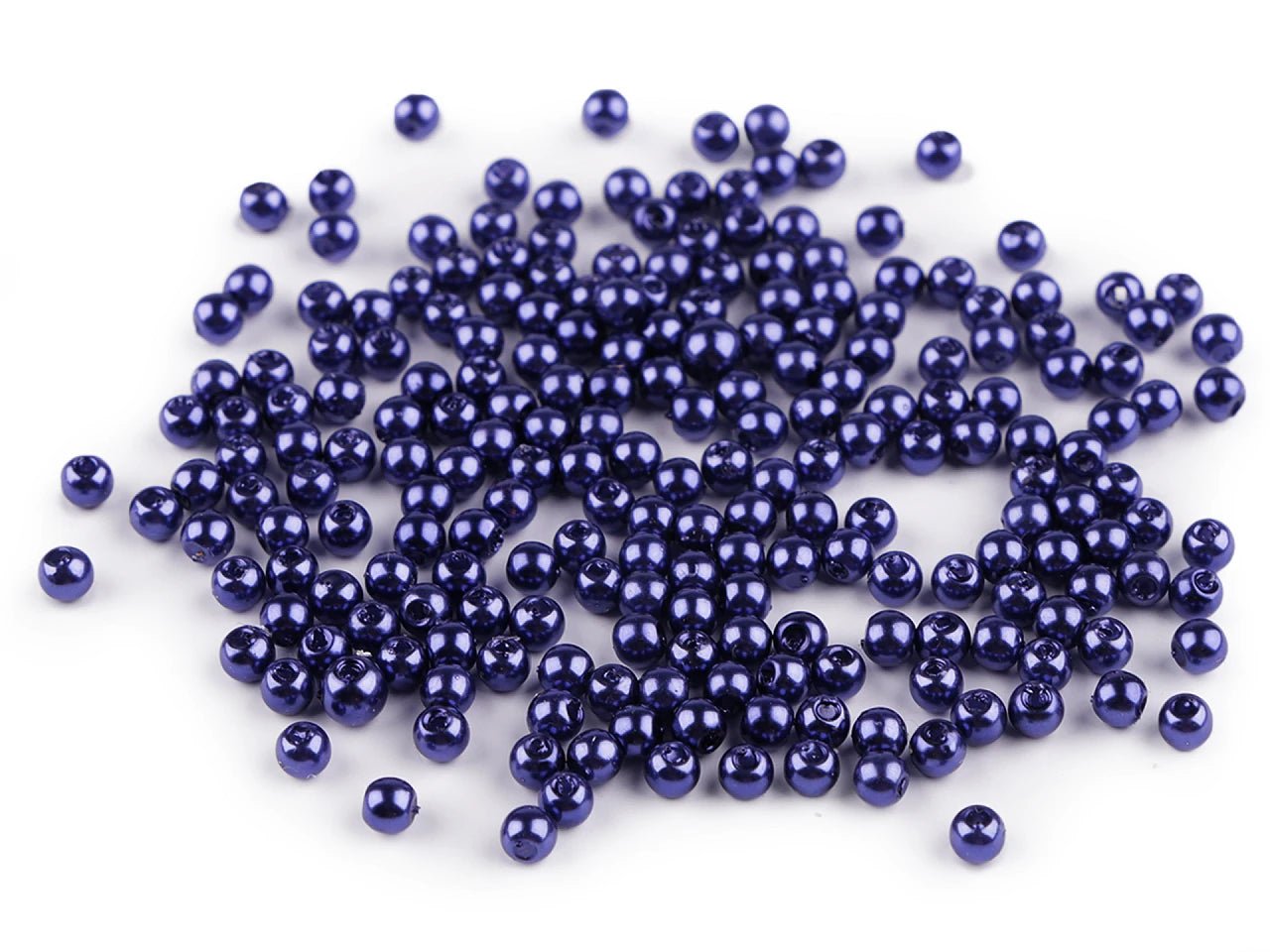 Beads, Ø4 mm, 10 g - assorted colors