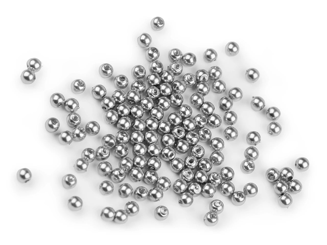 Beads, Ø4 mm, 10 g - assorted color options