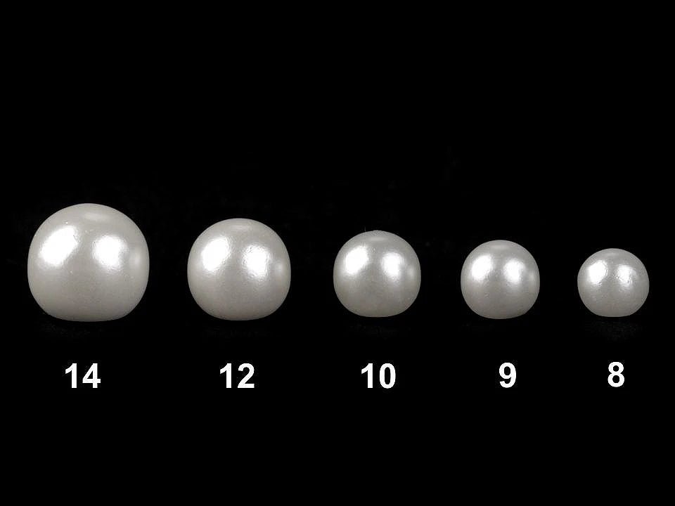 Attēls ar Piešujamas pērļu pogas 12 mm| balta vai silti balta – pieejams Šarlotes audumi
