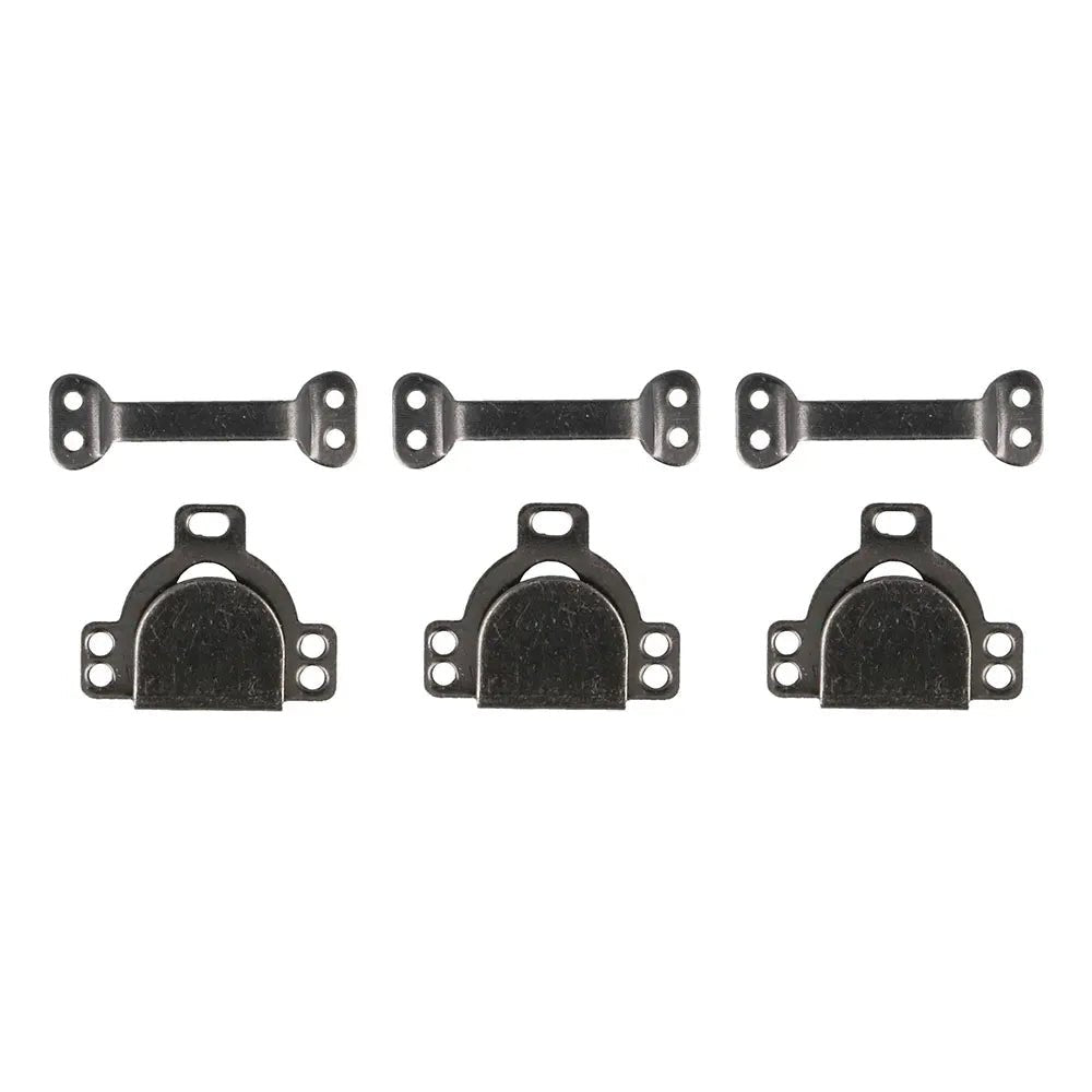 Agrafes à coudre et barres taille S - noires (lot de 3 paires)