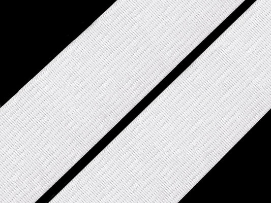 Plakanā gumija - 3,5 cm balta