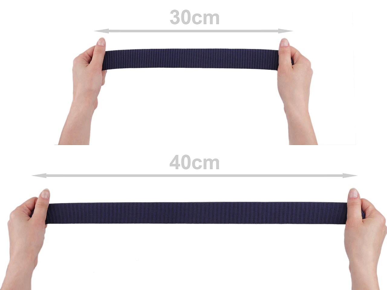 Élastique plat pour boxers - 3,8 cm marron