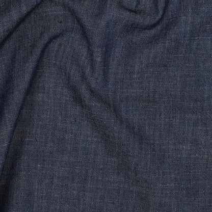 Attēls ar Plāns Džinsu audums kleitām, krekliem - tumšais indigo zils 135 g/m² – pieejams Šarlotes audumi
