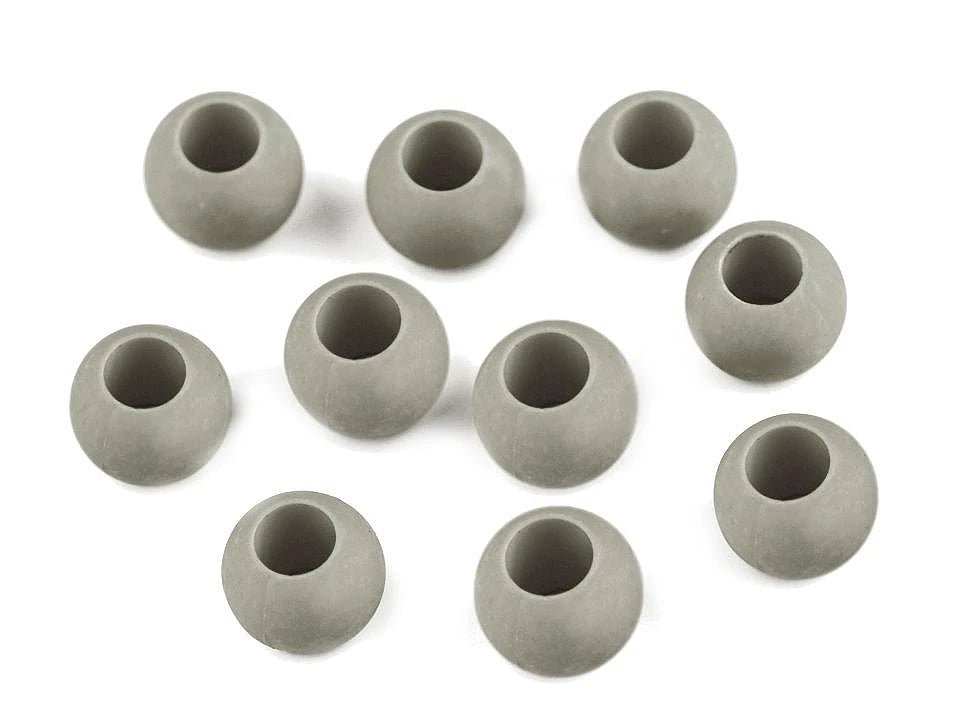Matte plastic beads 10x12 cm|20 pcs.|assorted colors