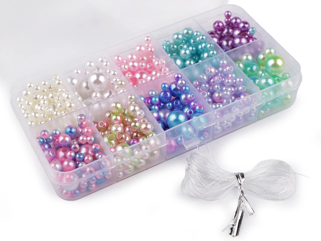 Plastic bead set