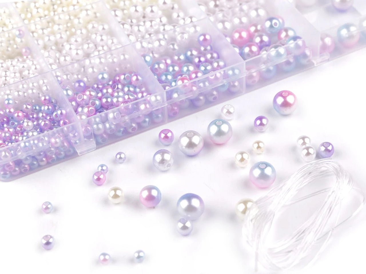 Plastic bead set