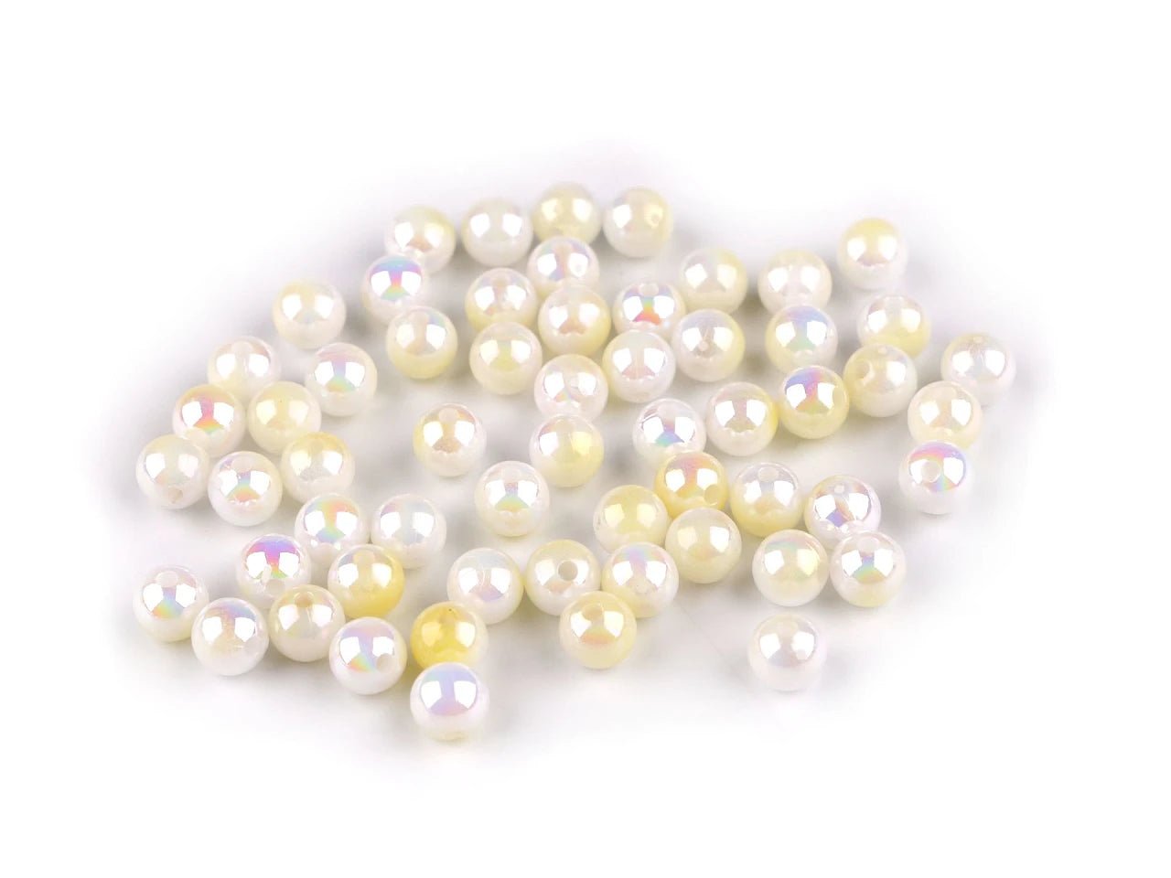 alt
Image of plastic beads with a pearlescent effect Ø8 mm 20 g| assorted shades – available at Šarlotes audumi