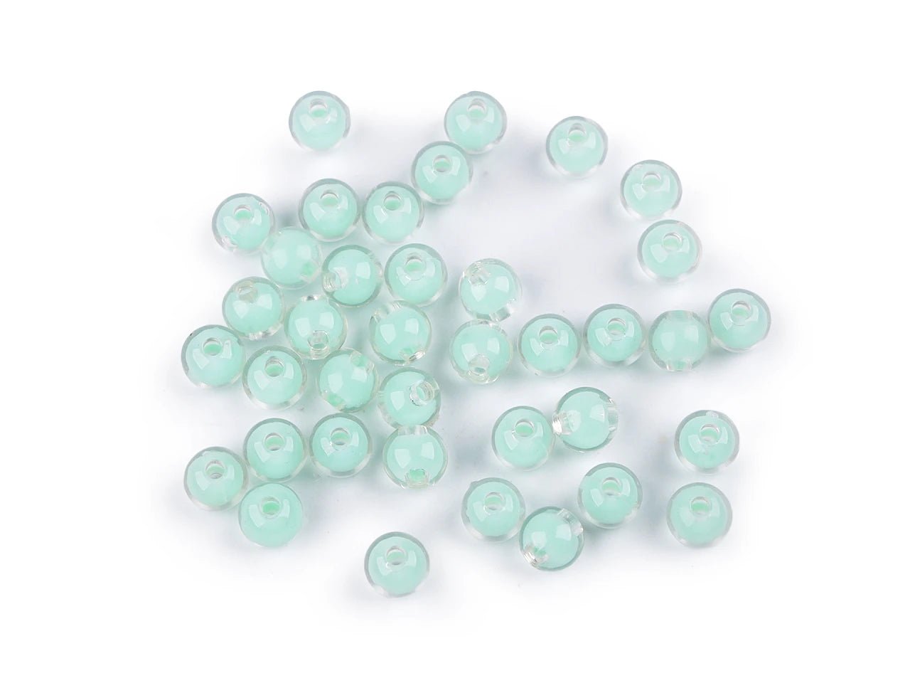 Plastic beads Ø8 mm 10 g| assorted shades
