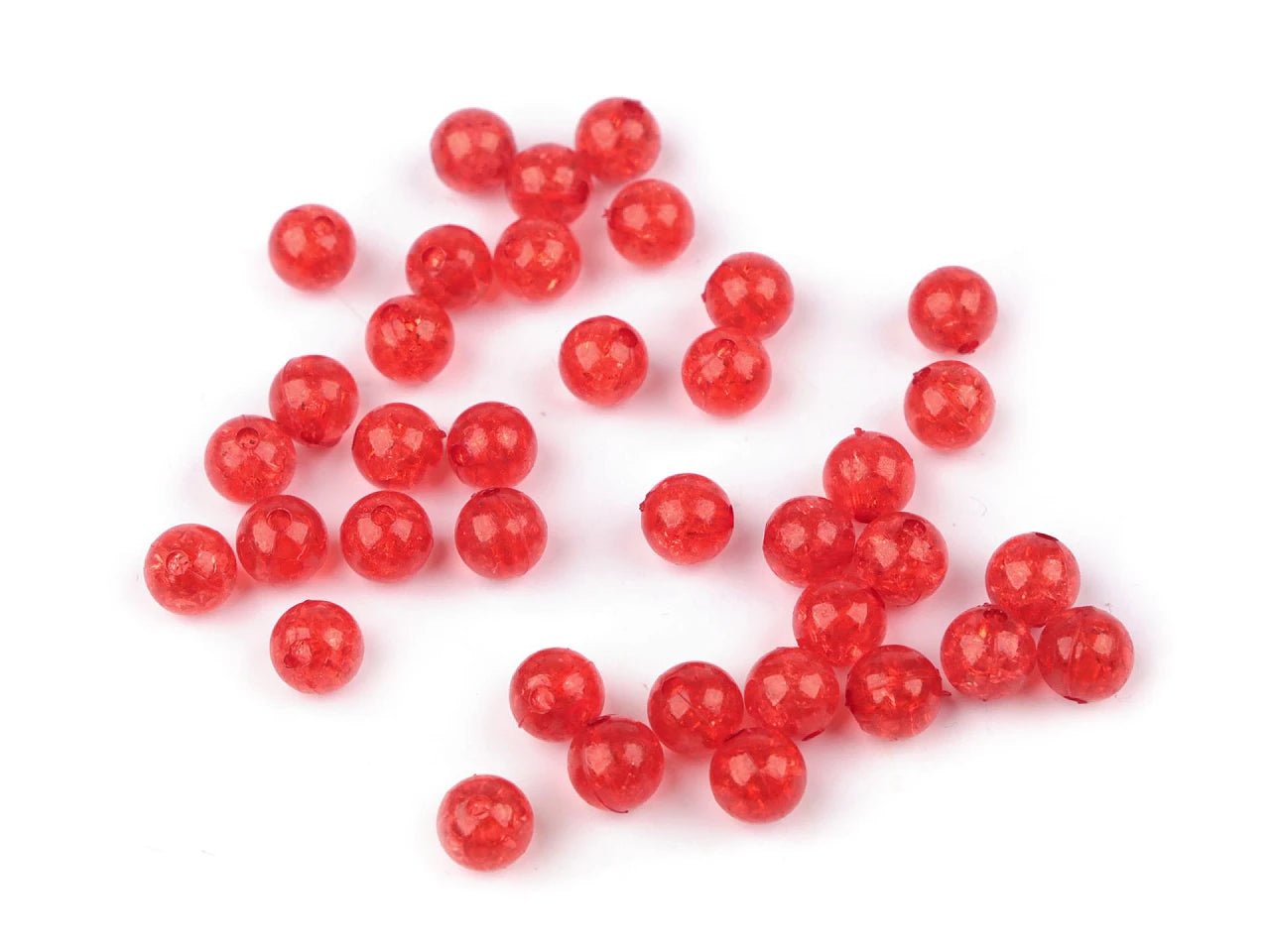 Plastmasas pērlītes Ø8 mm 30 g| dažādu toņu