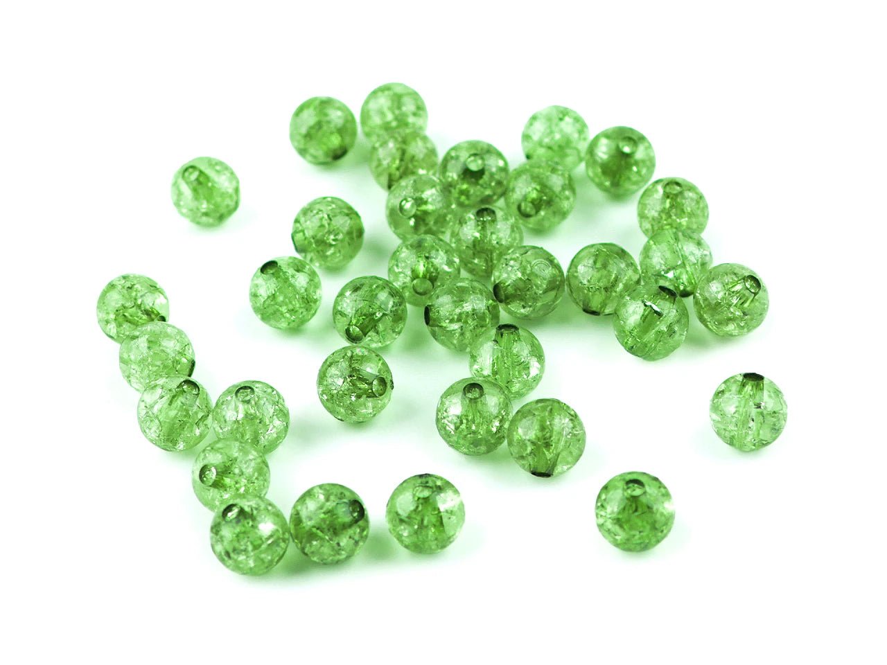 Plastic beads Ø8 mm 30 g| assorted shades