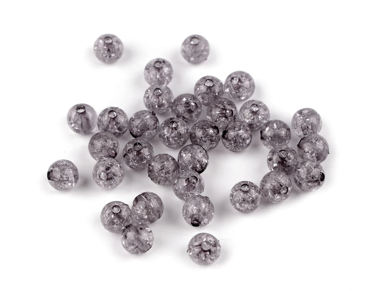 Plastic beads Ø8 mm 30 g | assorted shades