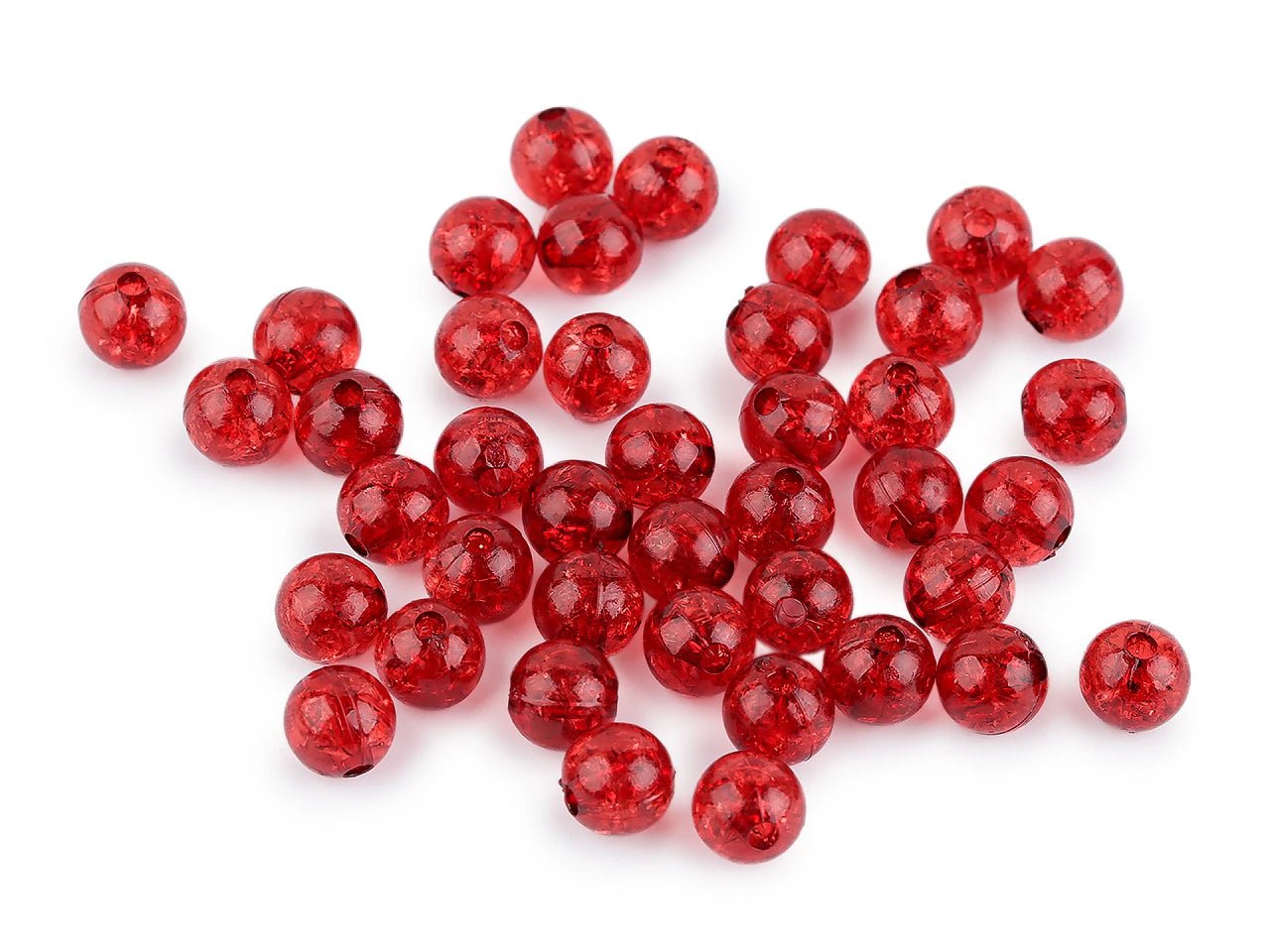 Image of plastic beads Ø8 mm 30 g | assorted shades – available at Charlotte's Fabrics
