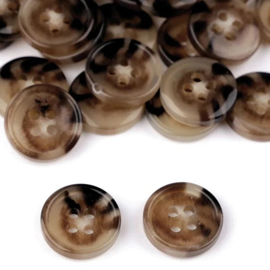 alt
25 mm plastic buttons - brown motif
