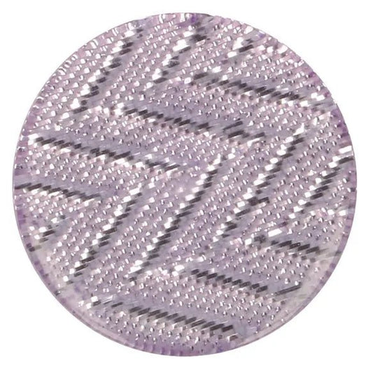 Plastic buttons 25 mm - pink zigzag pattern