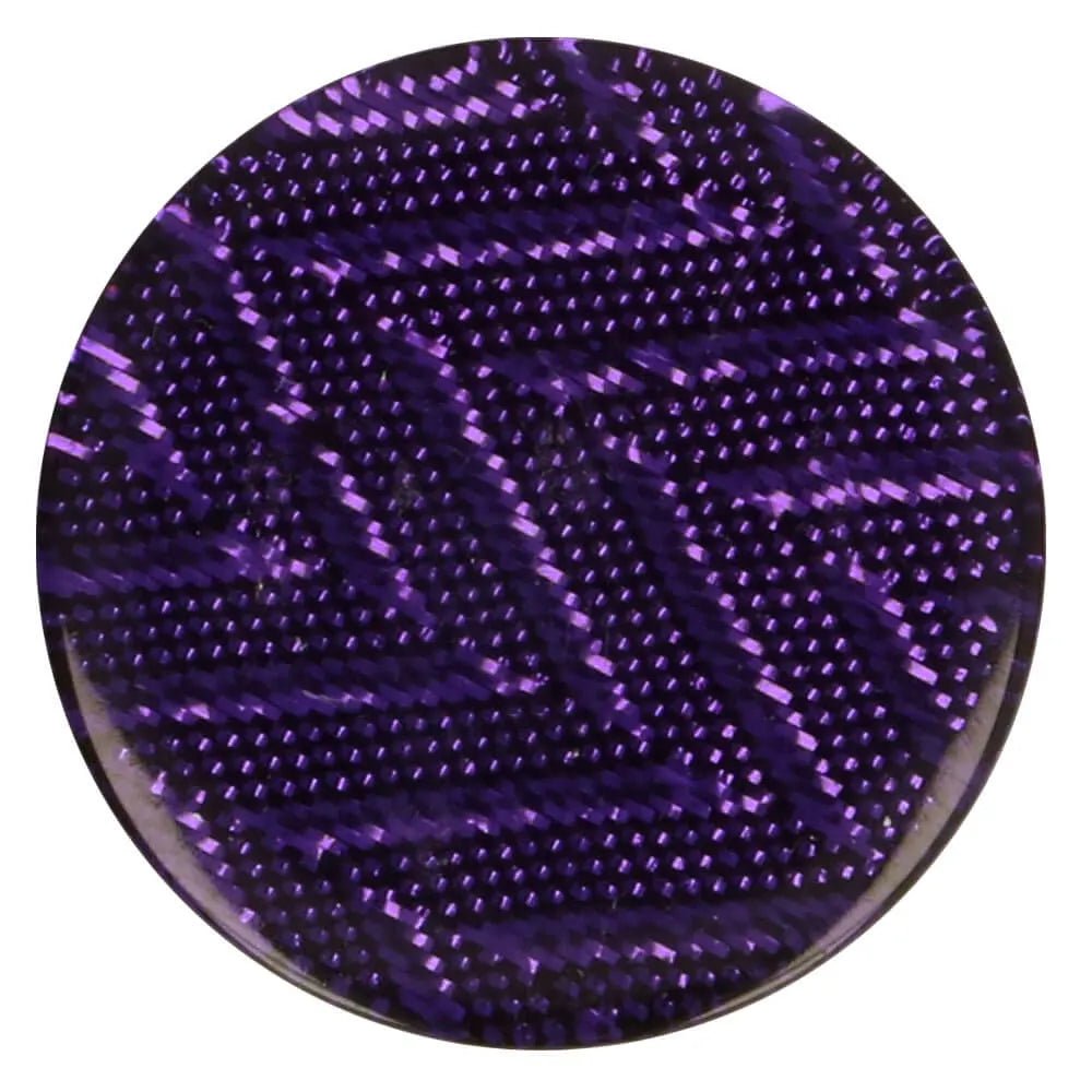 Boutons en plastique 25 mm - motif zigzag violet