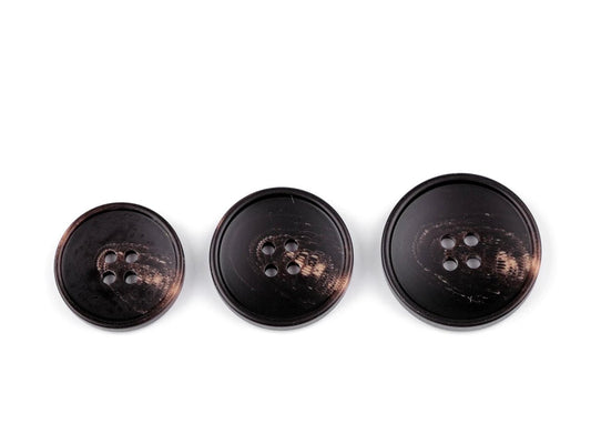 alt
Plastic buttons 27 mm dark brown with a beige accent