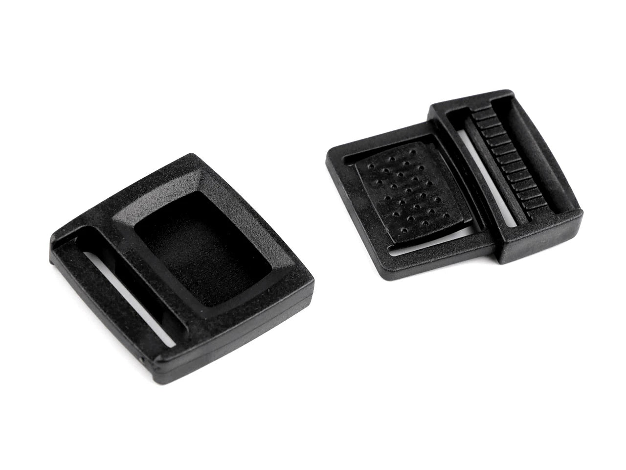 Boucle en plastique - connecteur 30 mm - noir (lot de 2 pièces)