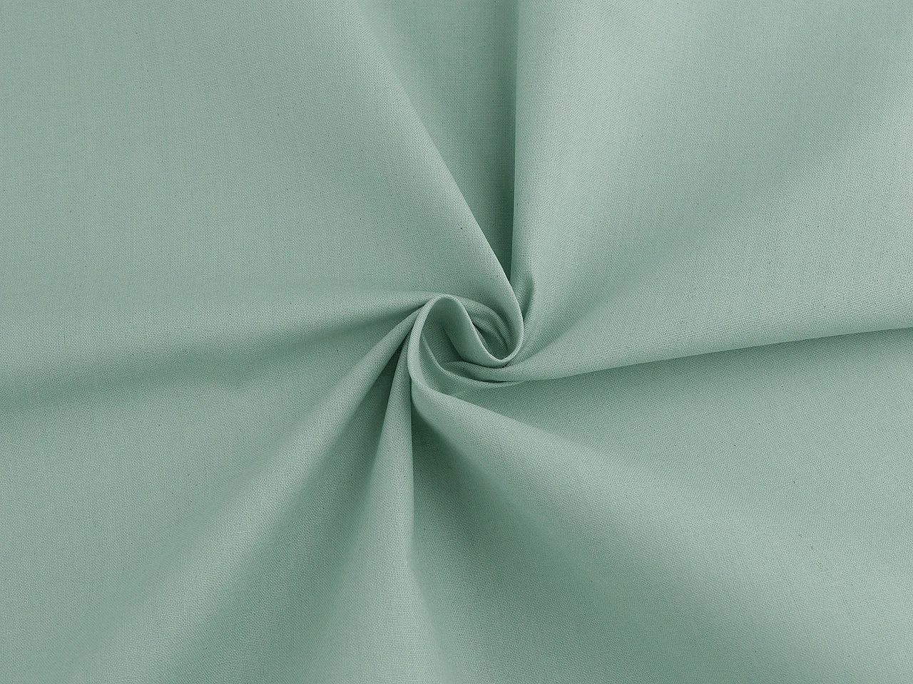 Breiter 100% Baumwollstoff – Salbeigrün, 220 cm – online erhältlich bei Šarlotes audumi