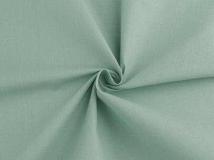 Breiter 100% Baumwollstoff – Salbeigrün, 220 cm – online erhältlich bei Šarlotes audumi