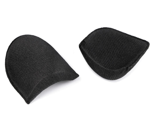 Épaulières rembourrées 25 mm noires (paire)