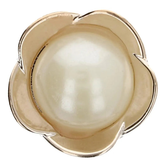 Image avec bouton sur pied 11,2 mm - perle fleurie – disponible chez Šarlotes audumi
