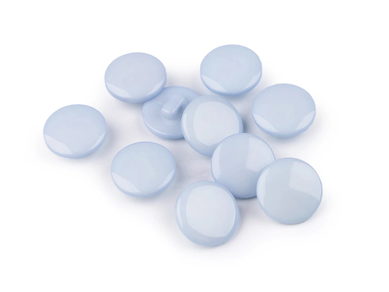 Shank buttons 12.5 mm - light blue