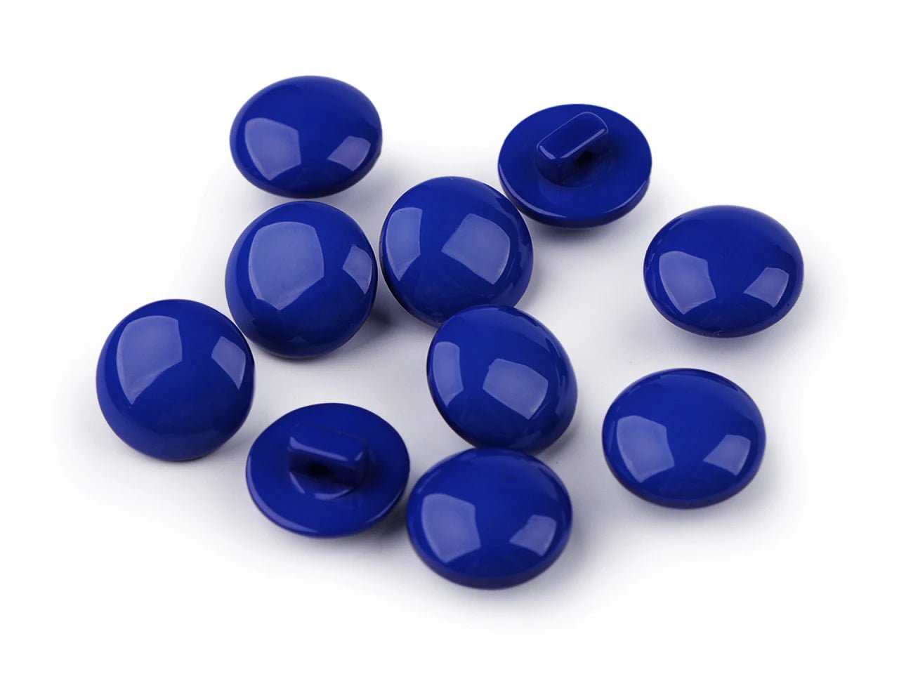 Boutons à pied 12.5 mm - bleu vif