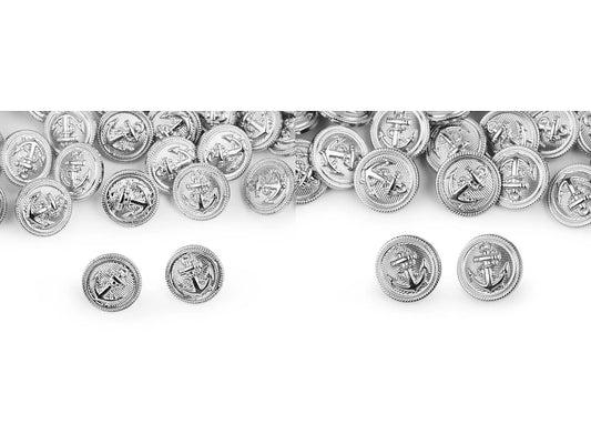 alt
Buttons on shank 15.4 mm - silver anchor