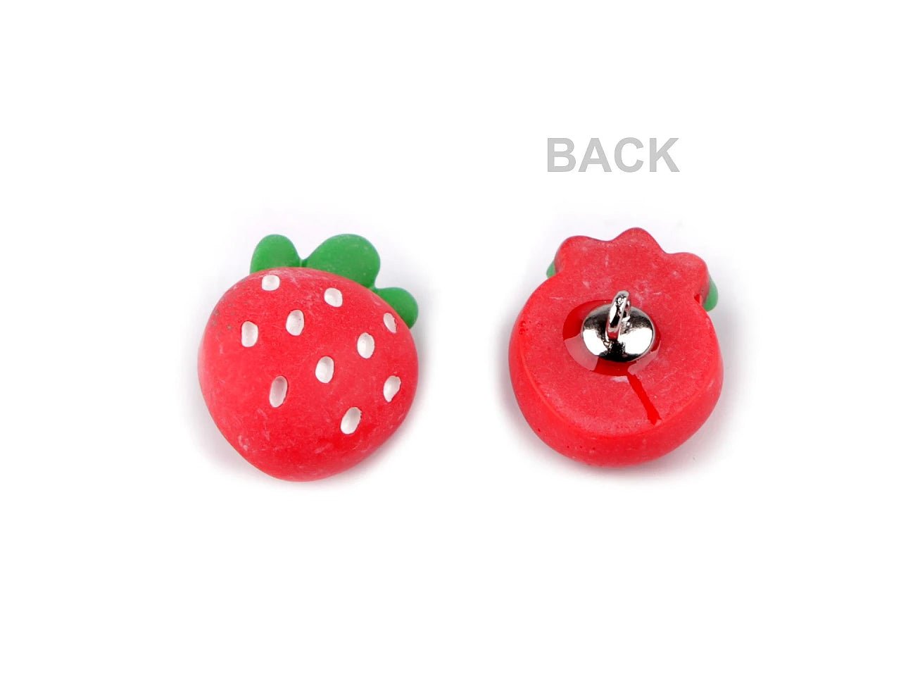 Bouton à queue 22 mm-fraise