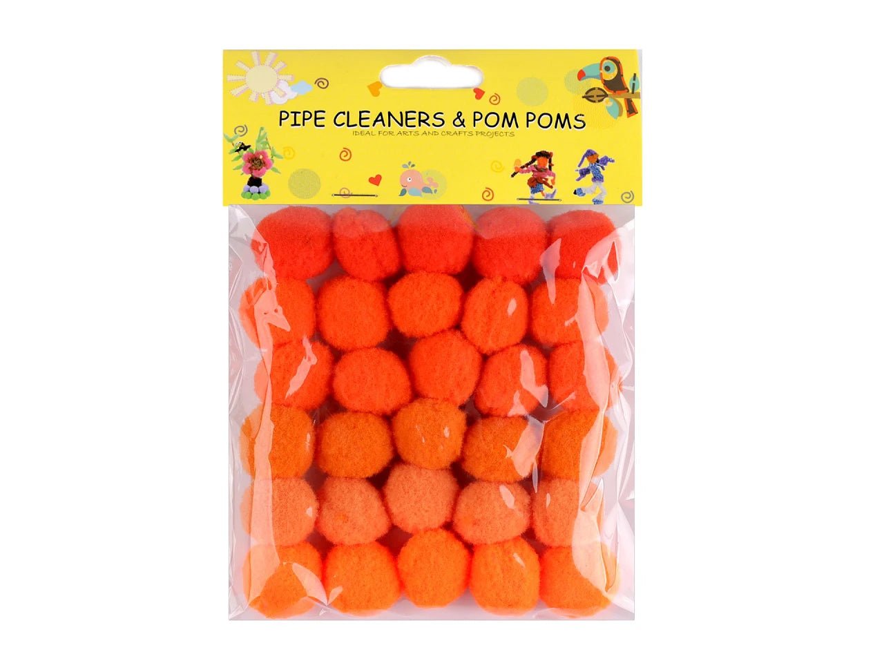 Lot de pompons Ø20 mm | 30 pièces | variantes de différentes couleurs
