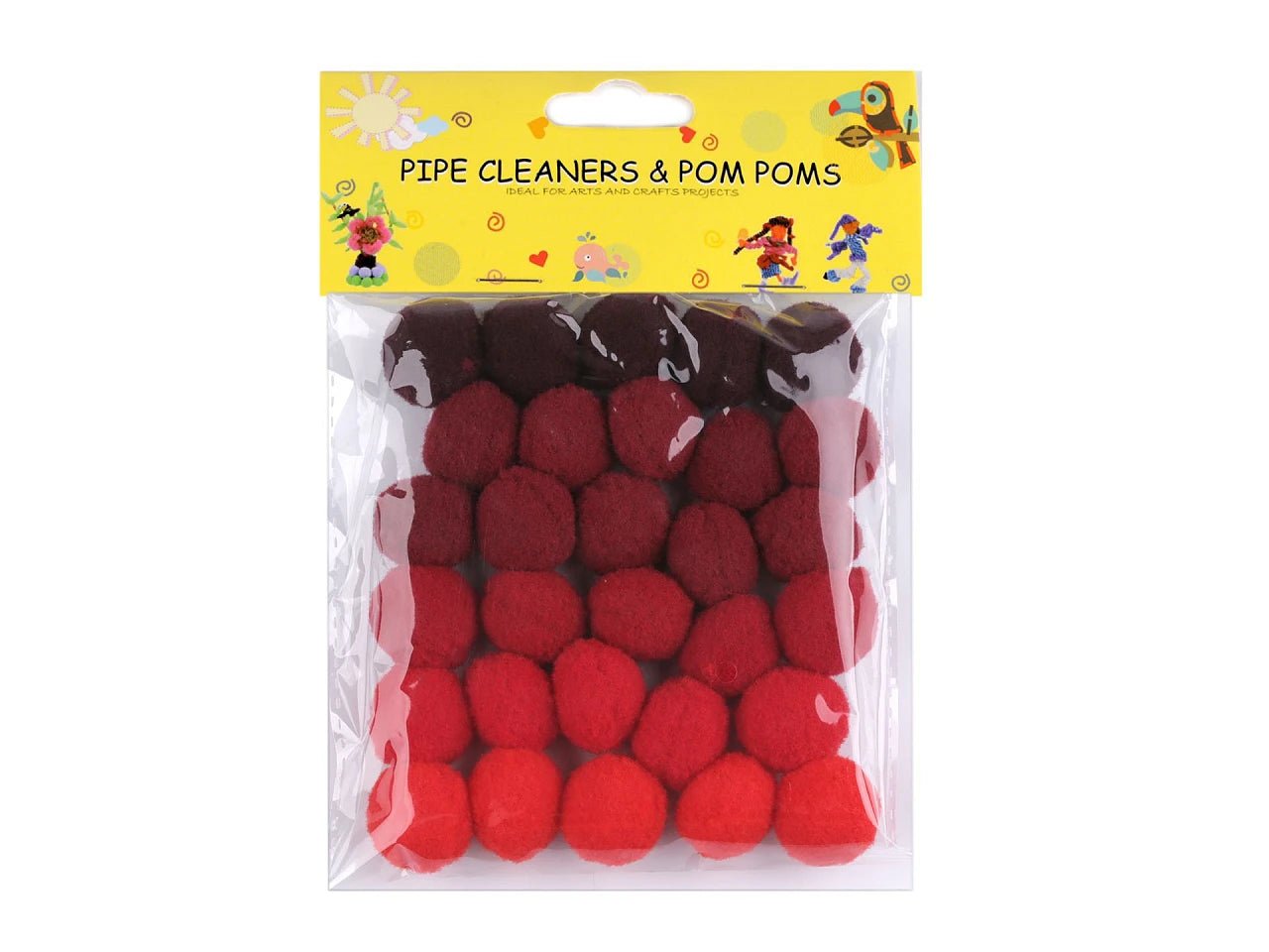 Kit de pompons Ø20 mm | 30 pcs | coloris variés