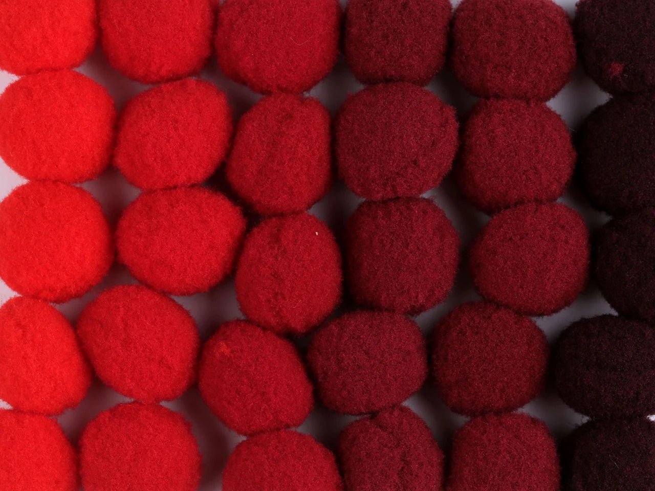 Set de pompons Ø20 mm | 30 pièces | variantes de couleurs