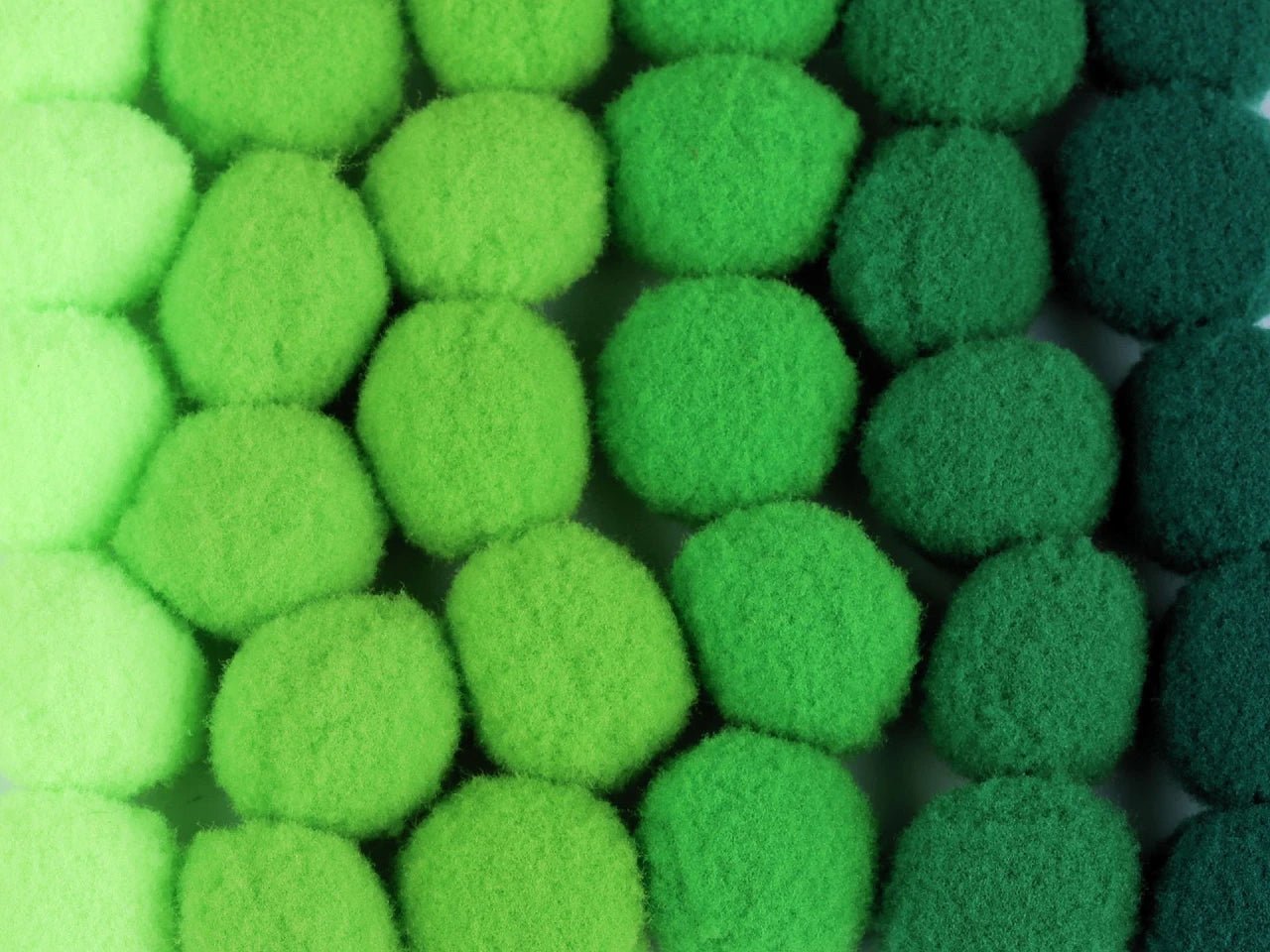 Lot de pompons Ø20 mm | 30 pièces | variantes de couleurs