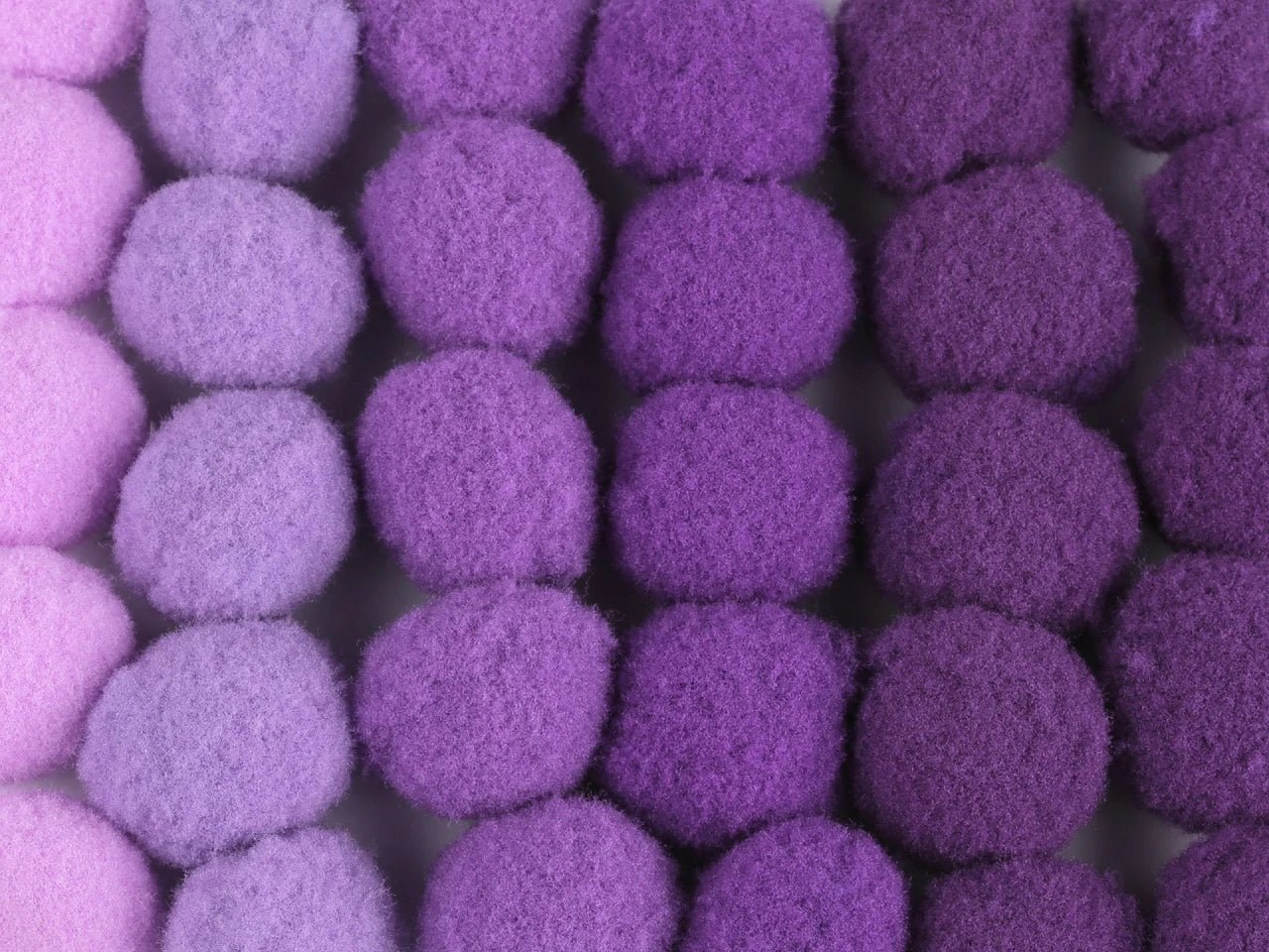 Lot de pompons Ø20 mm | 30 pièces | coloris assortis