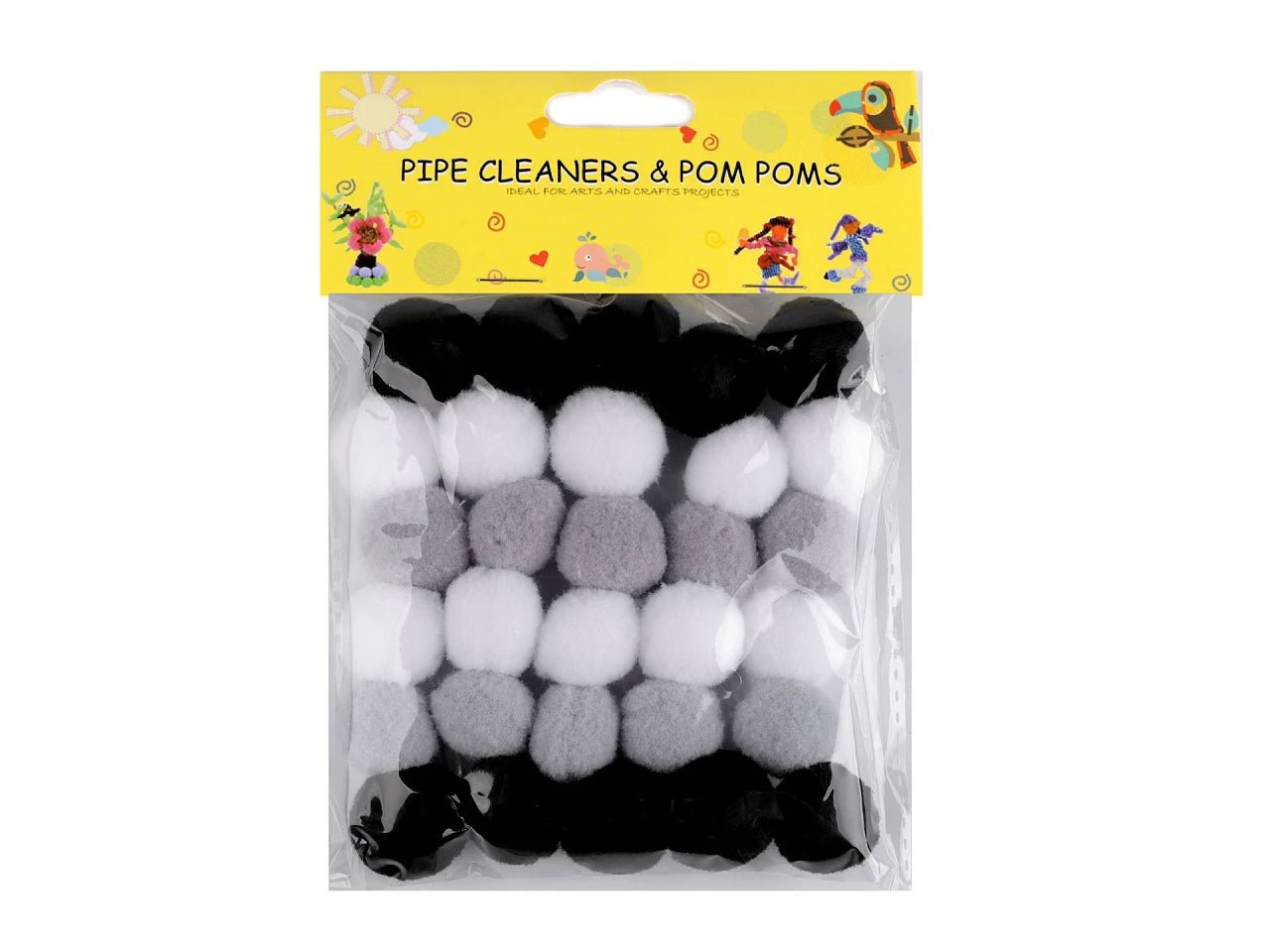 Lot de pompons Ø20 mm | 30 pièces | variantes de couleurs assorties